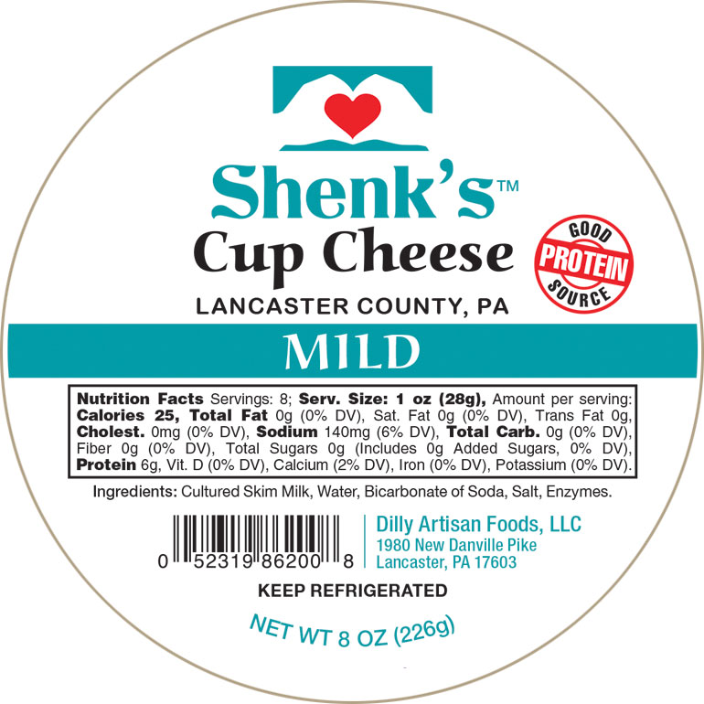Shenk's Cup Cheese - Mild